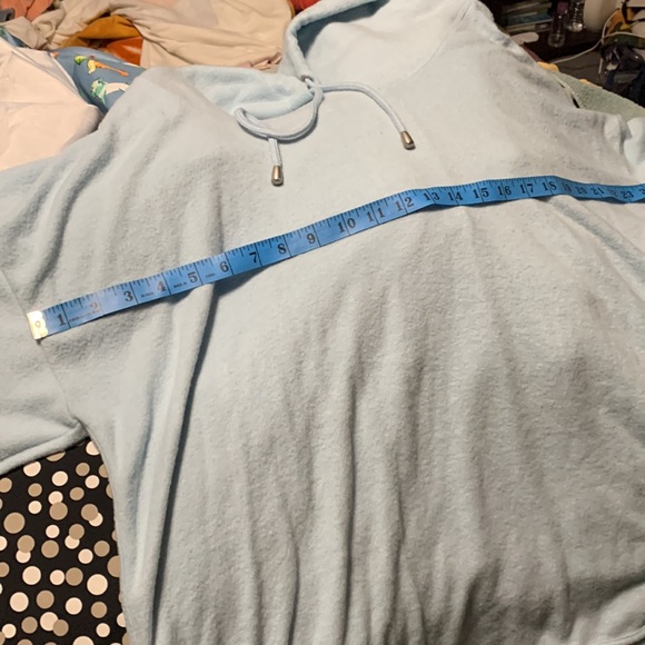 RUBY RD. WOMAN -Blue ,large neck line , fuzzy pullover. 🆕 - Picture 12 of 12